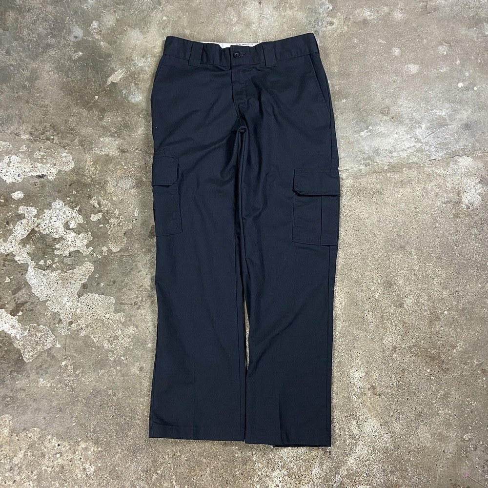 Dickies Cargo Pants Size 32x30 Black Regular Straight Fit Work Wear